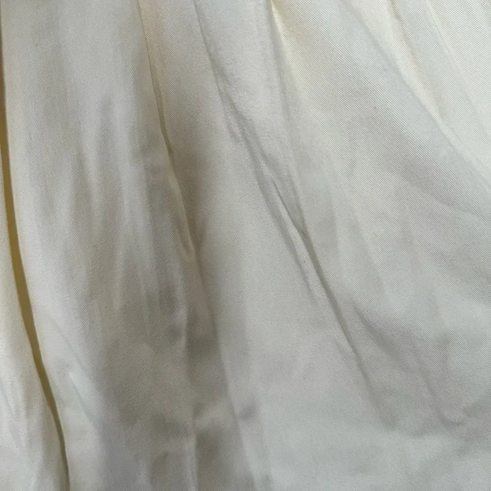 norton mcnaughton cream midi skirt size 10